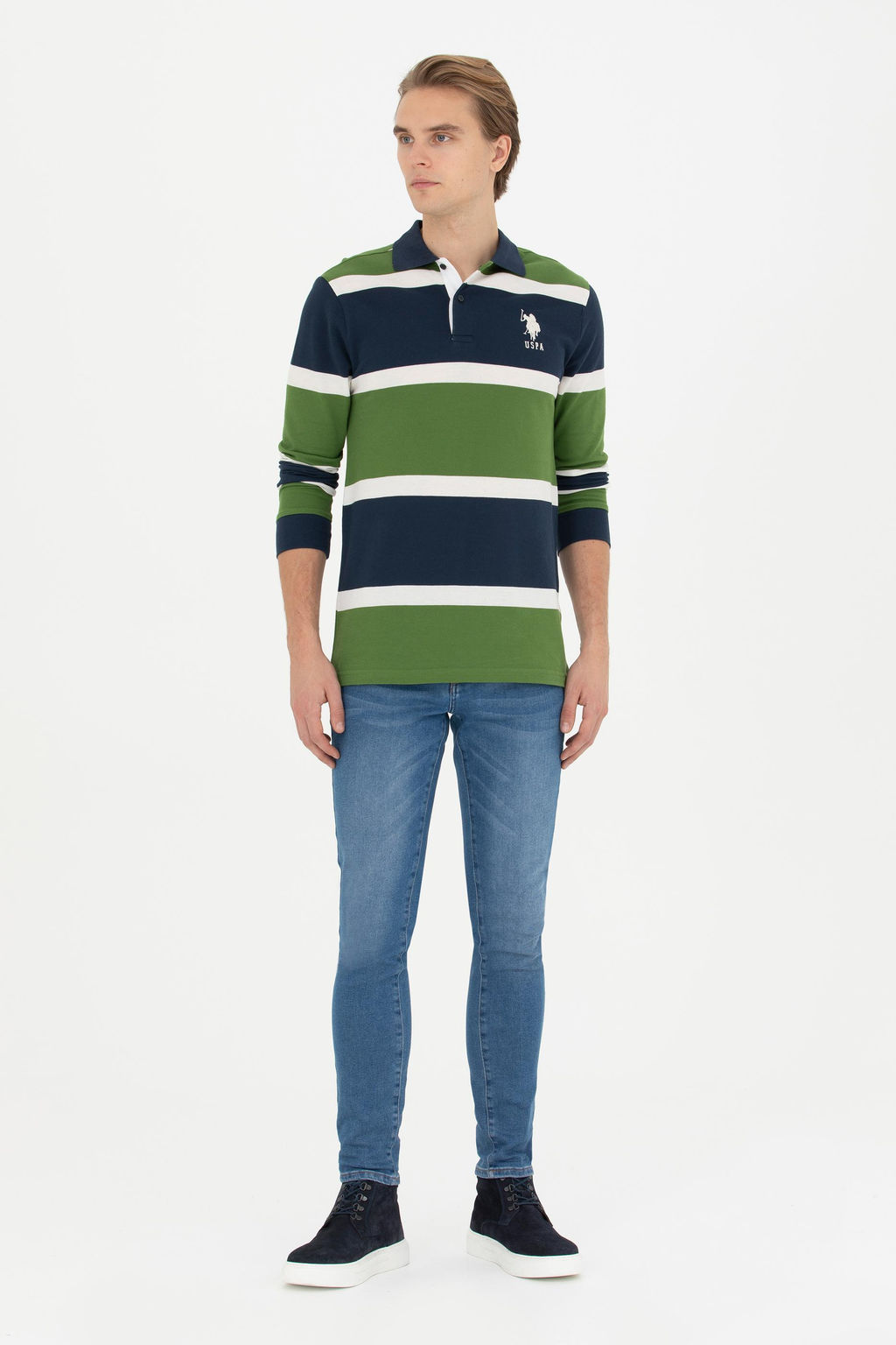 Мужской зеленый свитшот Неожиданная скидка в корзине - U.s. polo assn фото 11