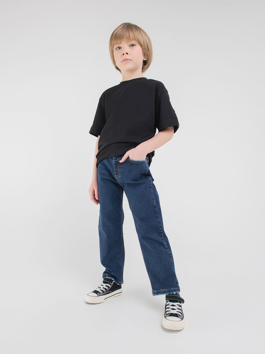 Джинсы regular fit Синий - Bungly фото 11