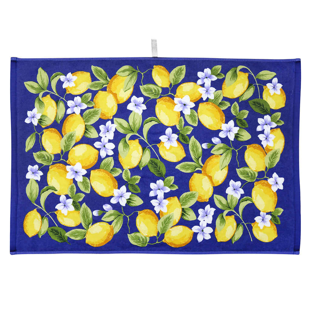 Полотенце кухонное махровое 40х60см Лимоны, 290гр/м2, 100% хлопок, с петелькой, цвета микс, Bolangde (Китай) - Домашняя мода фото 8