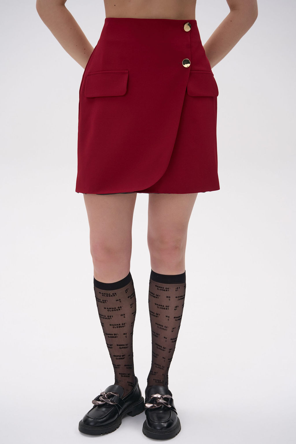 Юбка Бонни (бордовый) - Эльза фото 6