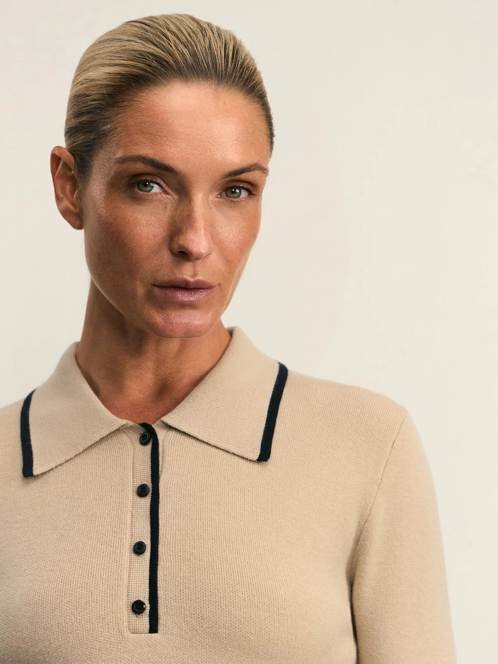 Джемпер-поло с вискозой в составе / Zarina  фото 6