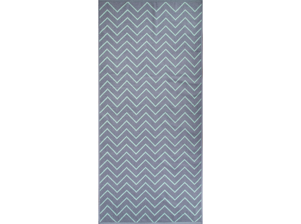 Полотенце махровое 6с102.411ж1 Зигзаг(мятный2) 67х150см