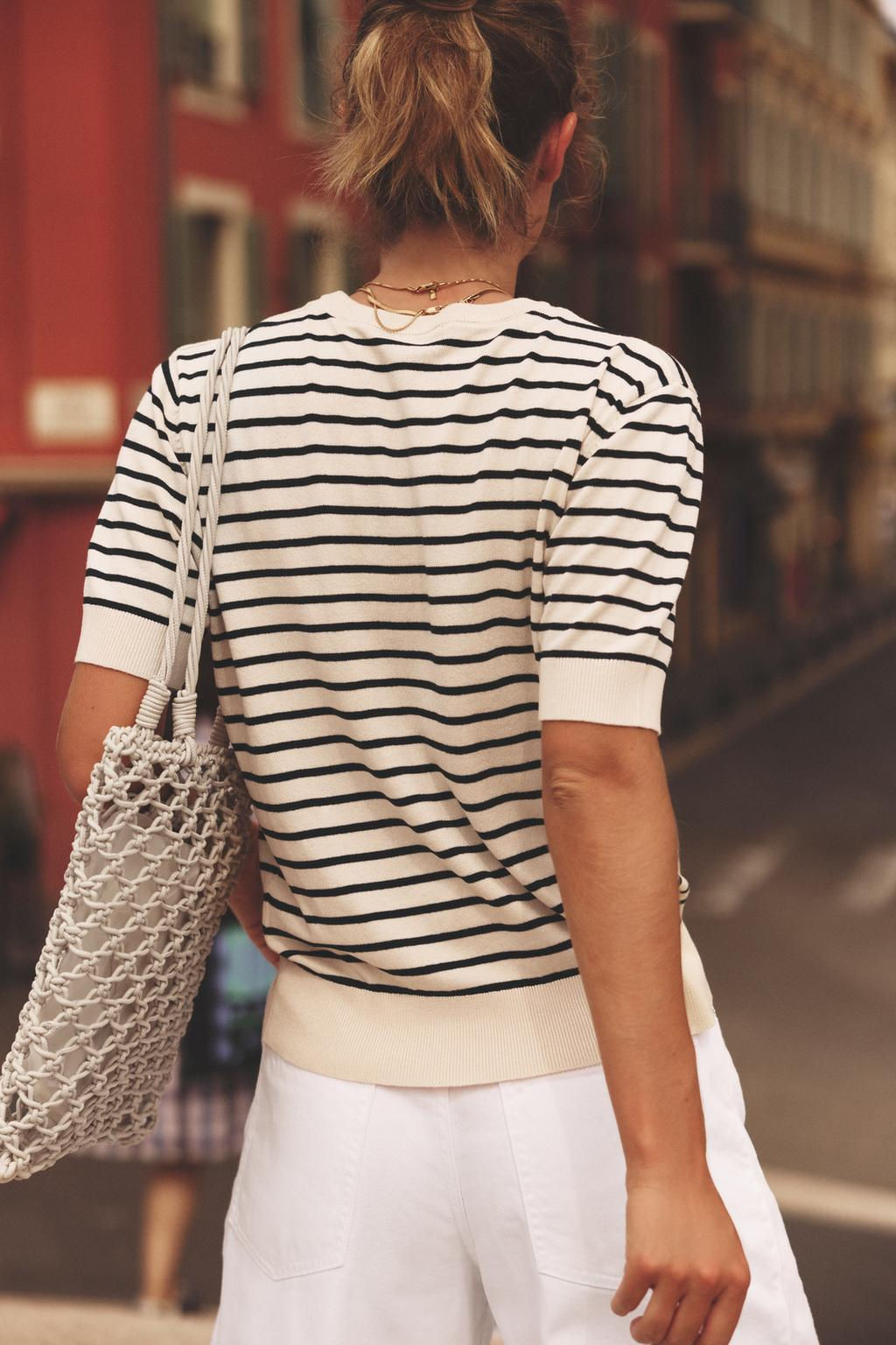 STRIPED KNIT TOP - Zara фото 7