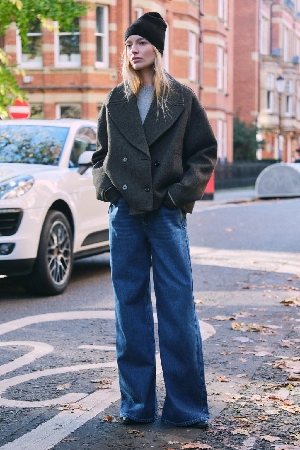 SHORT DOUBLE-BREASTED COAT - Zara фото 9