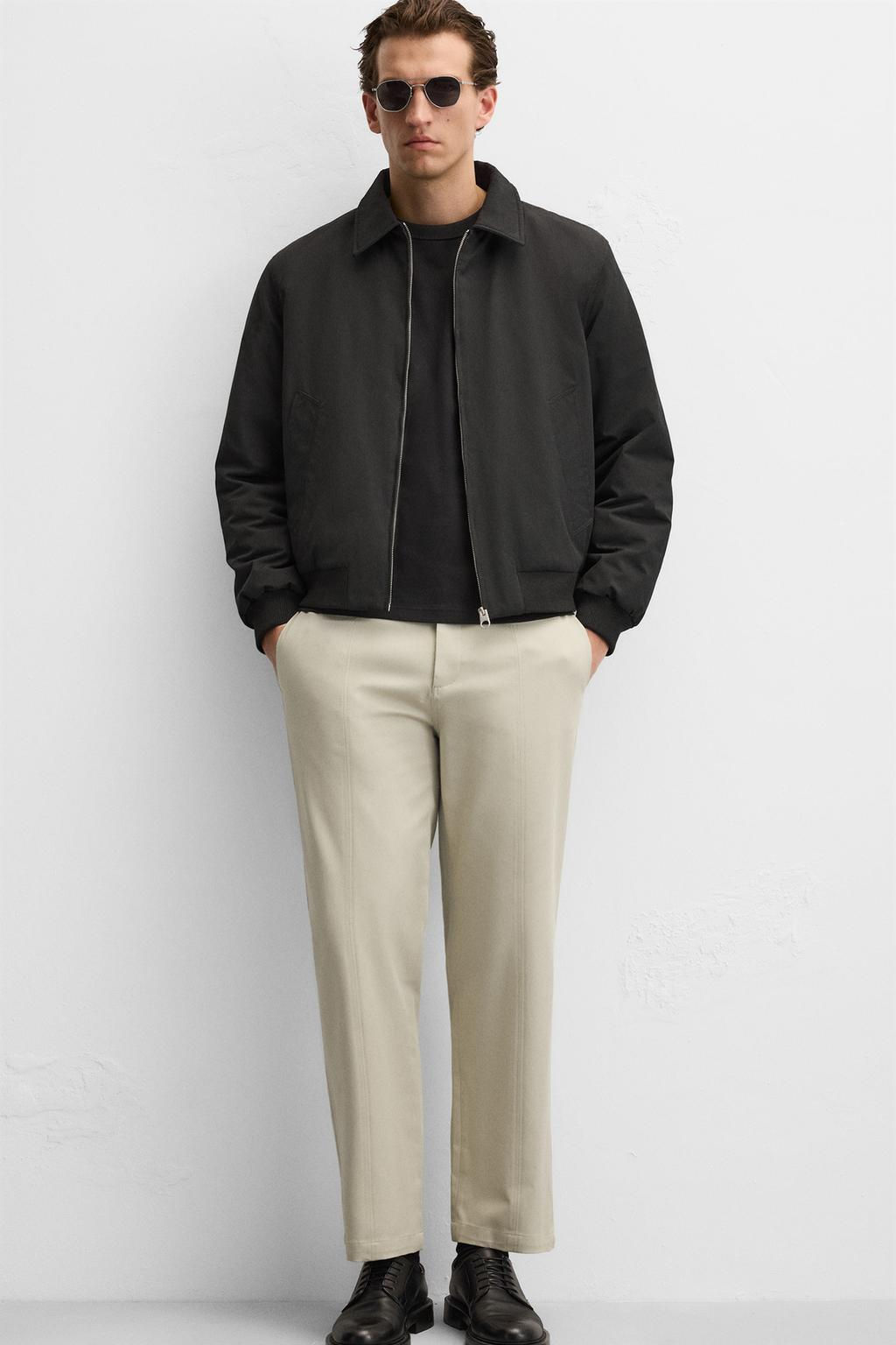 TEXTURED STITCH TROUSERS - Zara фото 5