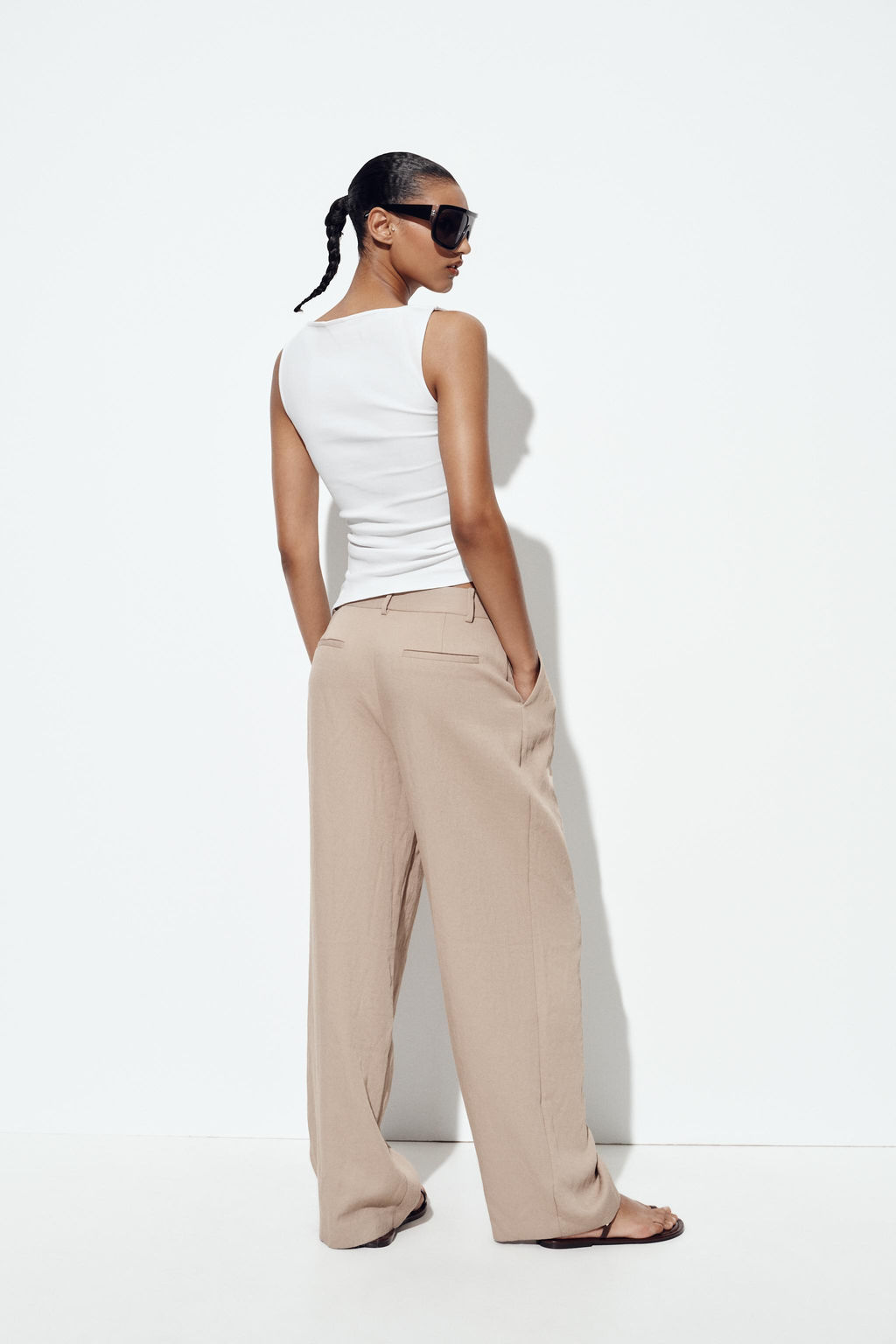 ASYMMETRIC DRAPED T-SHIRT - Zara фото 43