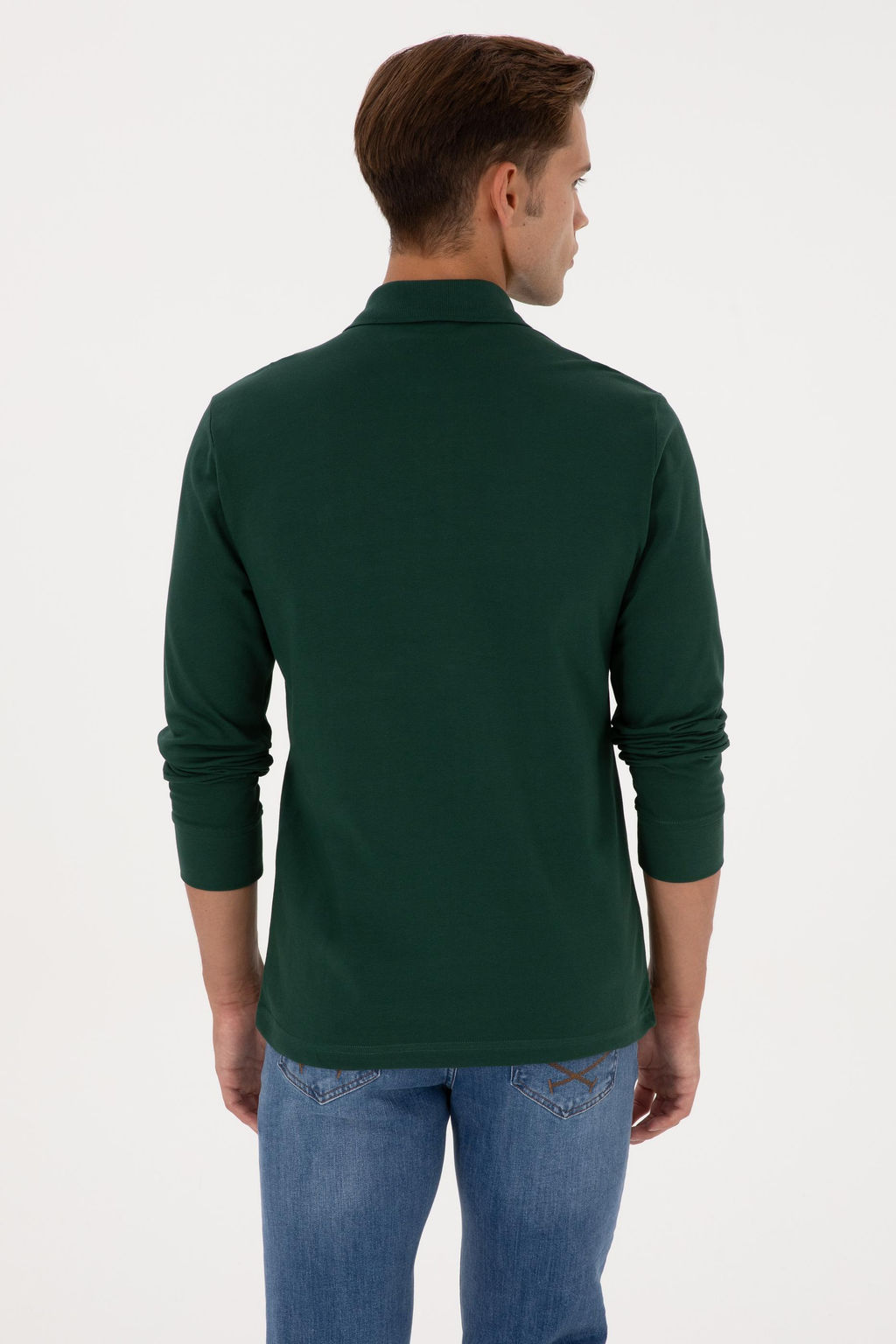 Erkek Koyu Ye_il Basic Sweatshirt Sepette S_rpriz _ndirim - U.s. polo assn фото 5