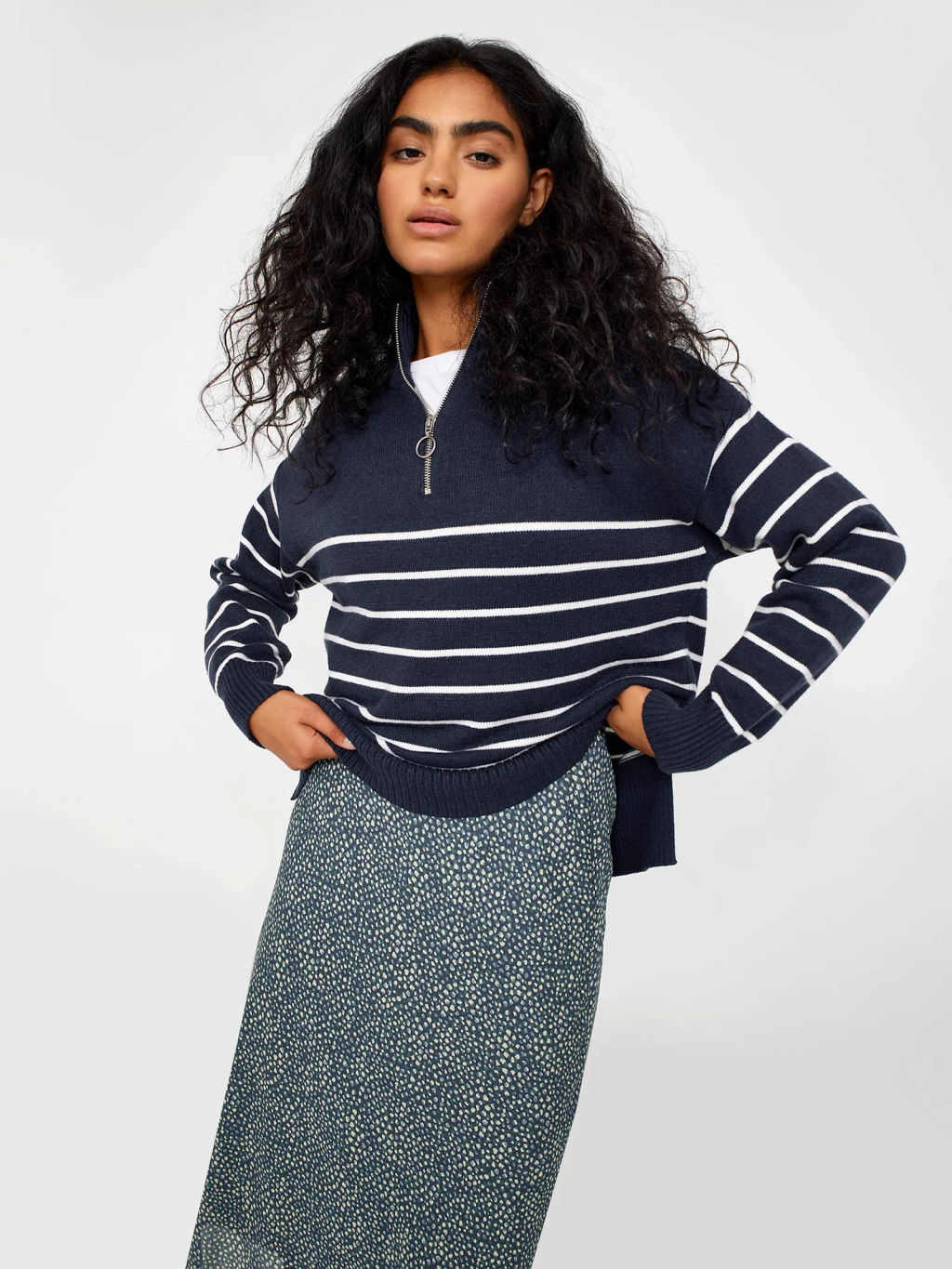 Юбка а-силуэта S912/dobby - Emka фото 2