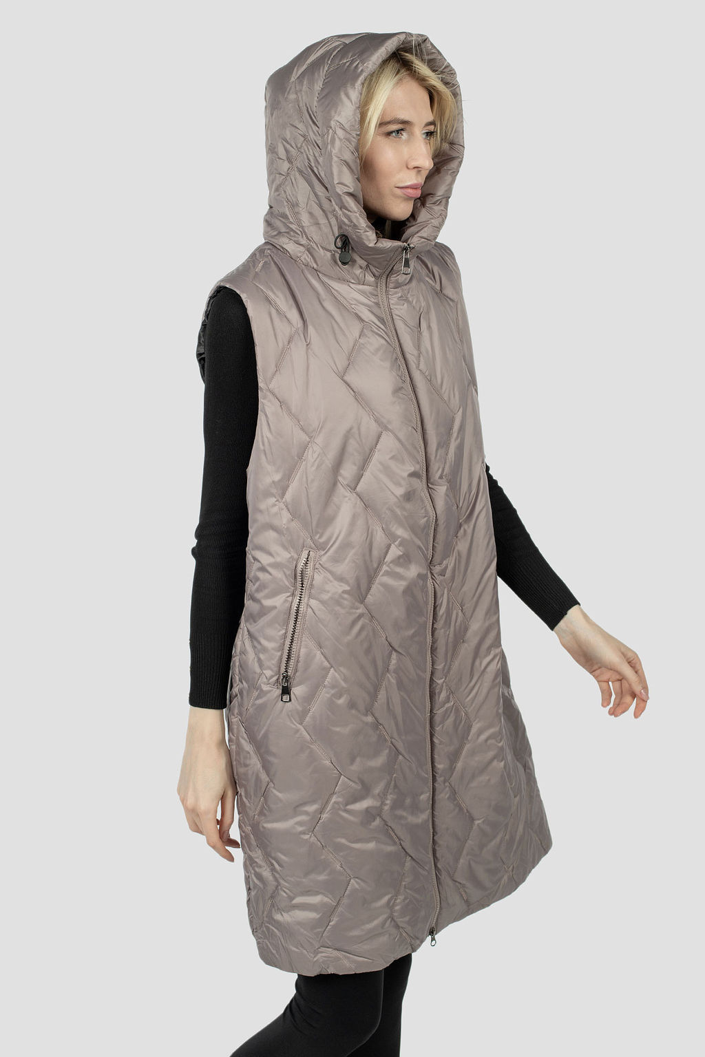 04-3212 Куртка женская демисезонная (синтепон 100) - El podio фото 4