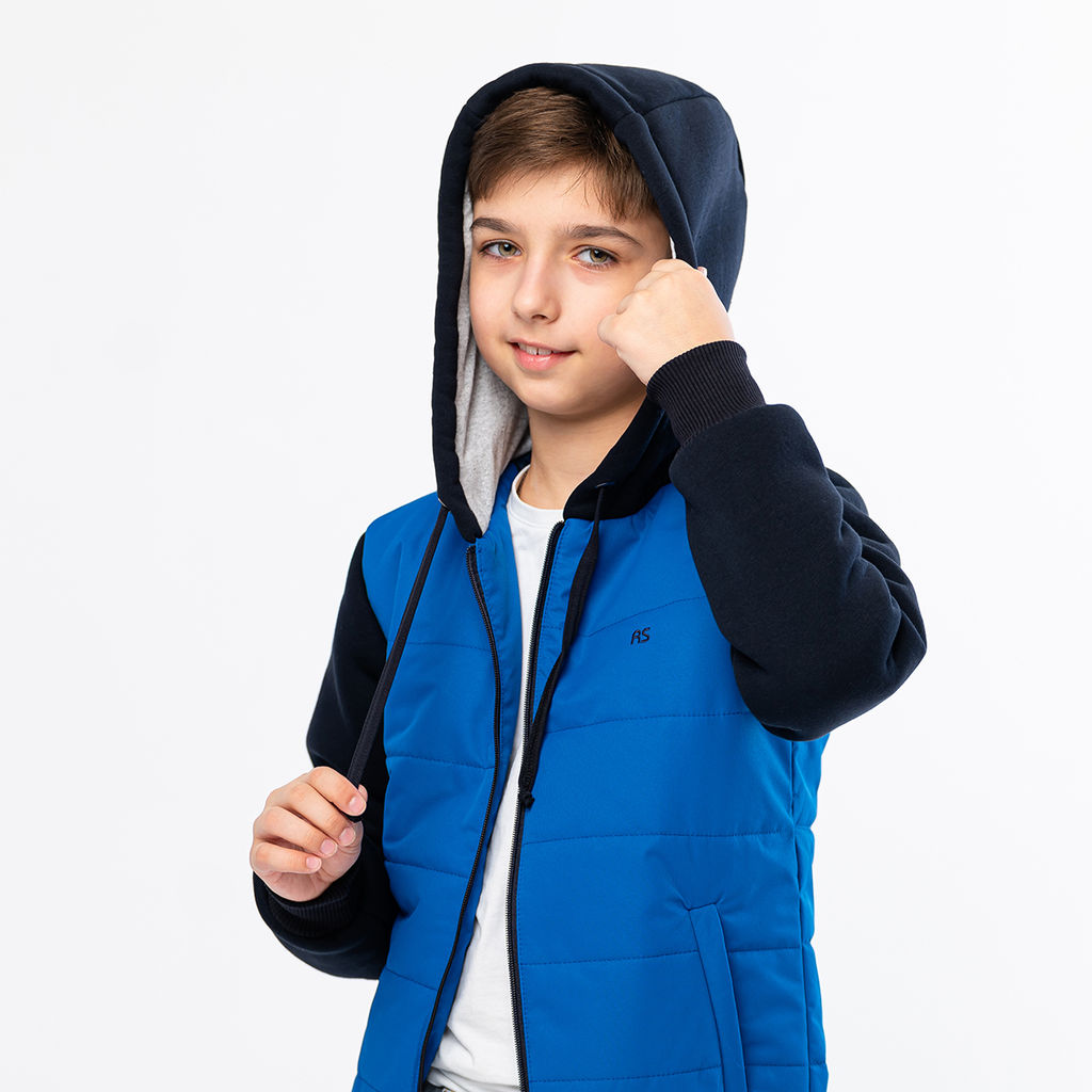 RODOS Куртка детская мембрана демисезон М-222 (Детская/М) Тёмно-голубой/Синий