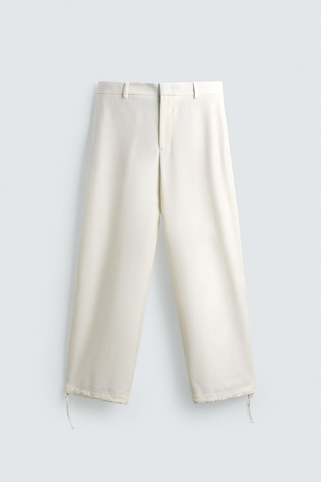 TEXTURED RELAXED FIT TROUSERS - Zara фото 4