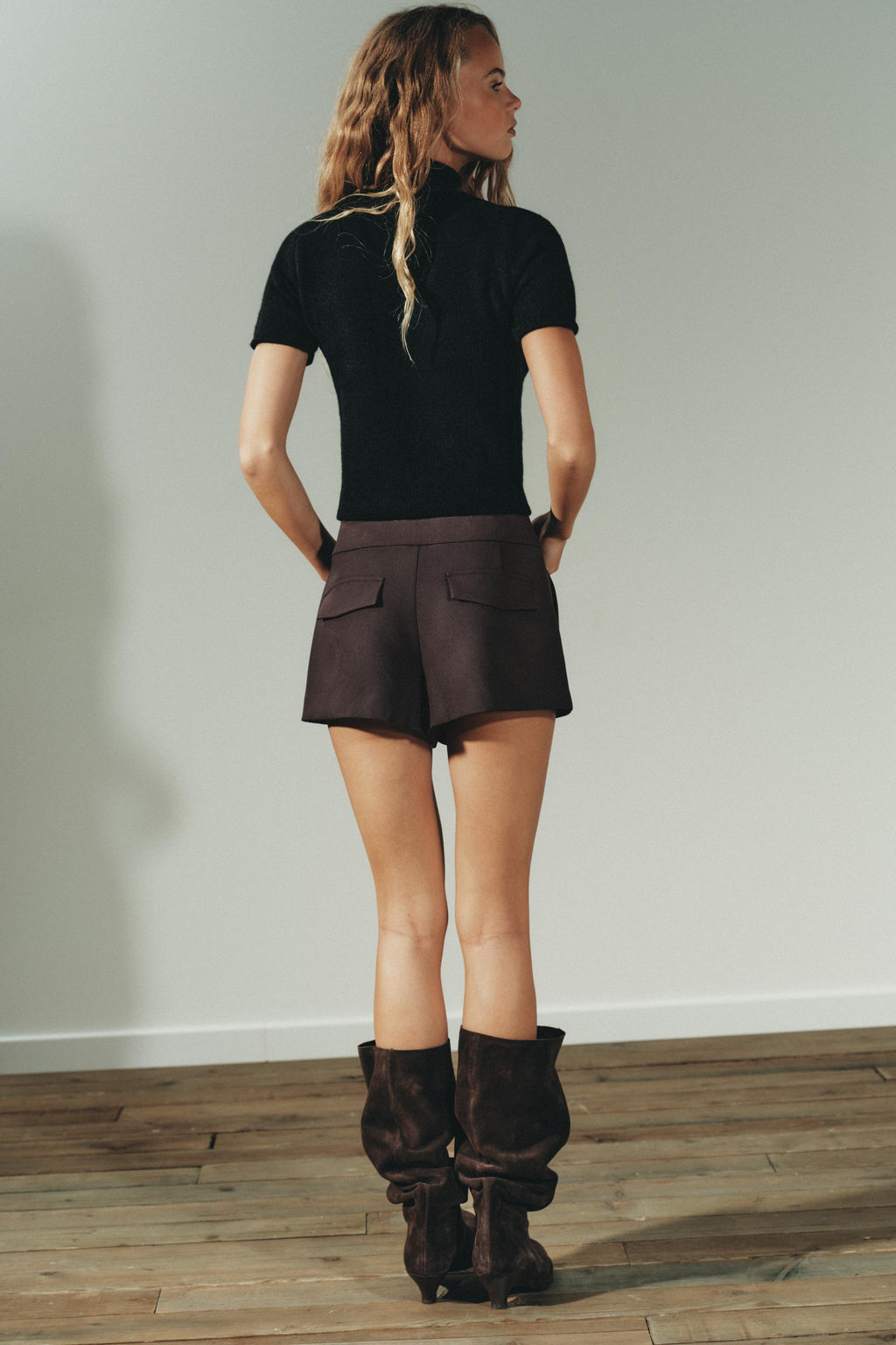 SOFT KNIT SHORT SLEEVE SWEATER - Zara фото 5