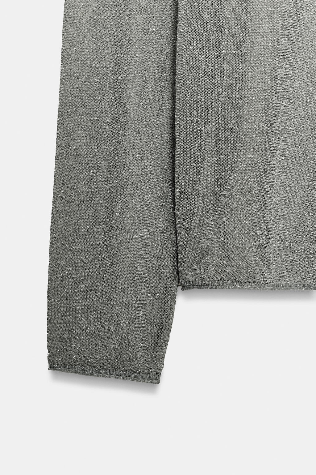 OVERSIZED METALLIC THREAD KNIT JUMPER - Zara фото 8