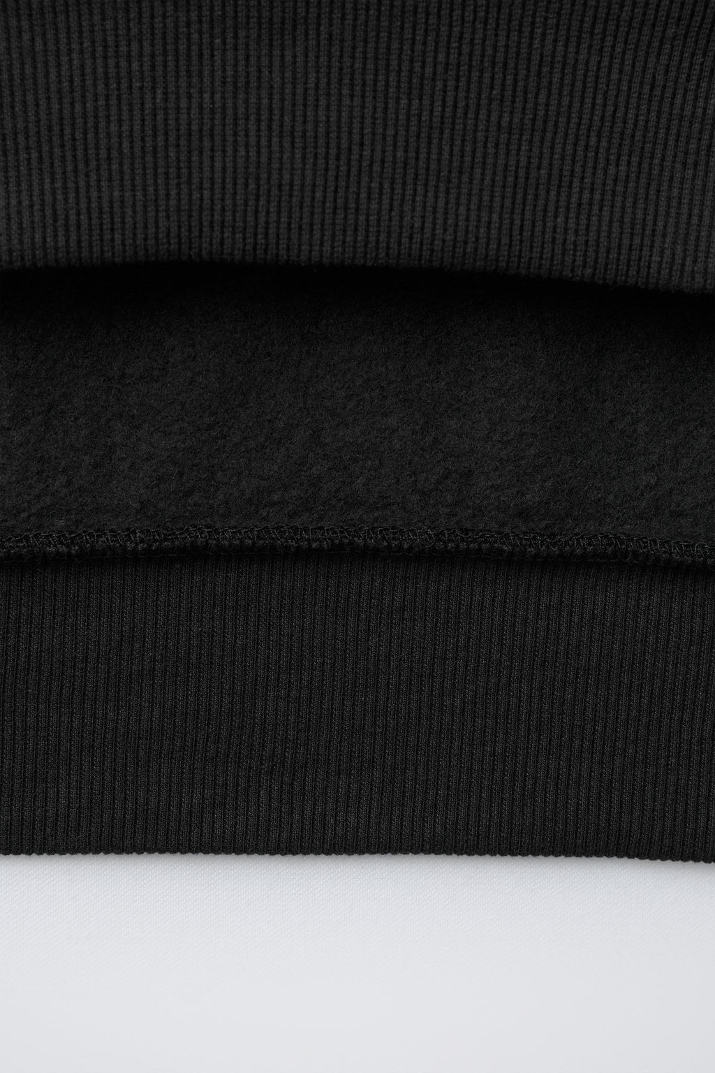 SWEATSHIRT AND WIDE-LEG TROUSERS SET WITH LABEL TEXTURE - Zara фото 8