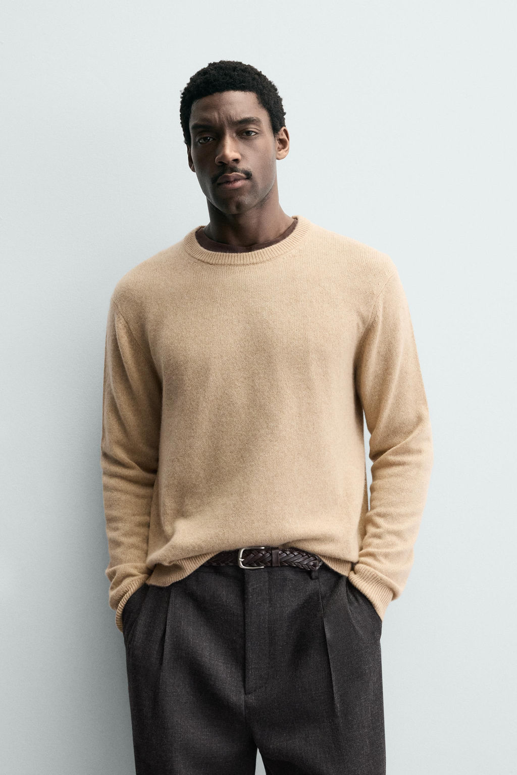 CASHMERE REGULAR FIT JUMPER - Zara фото 2