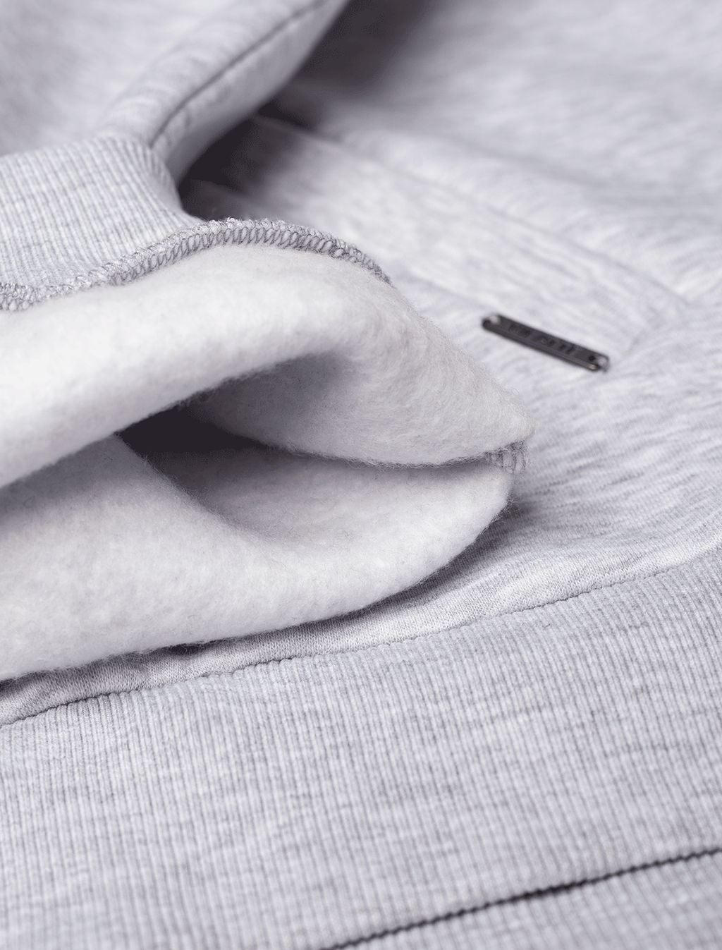 Худи на молнии из премиального футера трехнитки с начесом - Vilatte фото 4