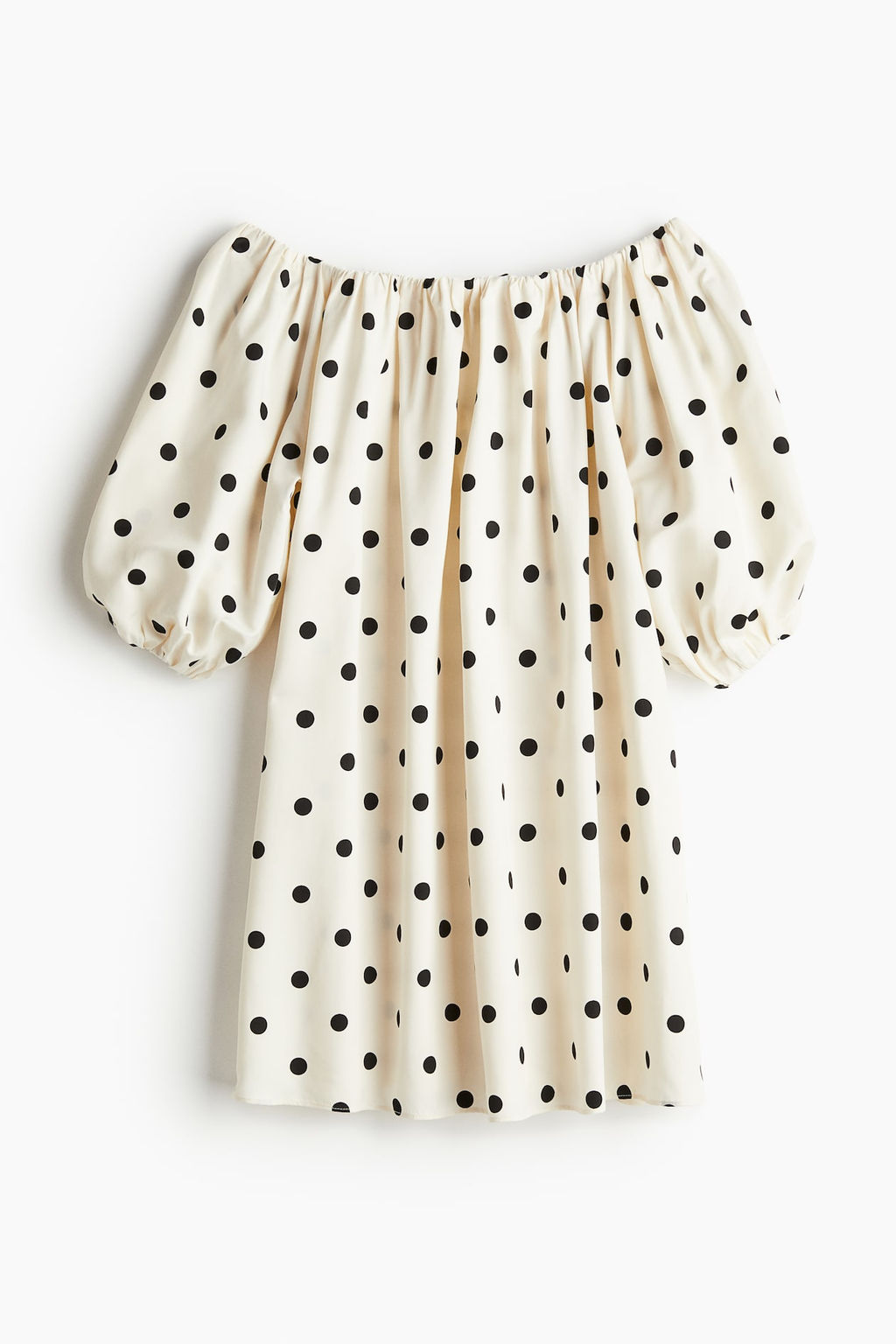 Vestido off-the-shoulder - H&m фото 6