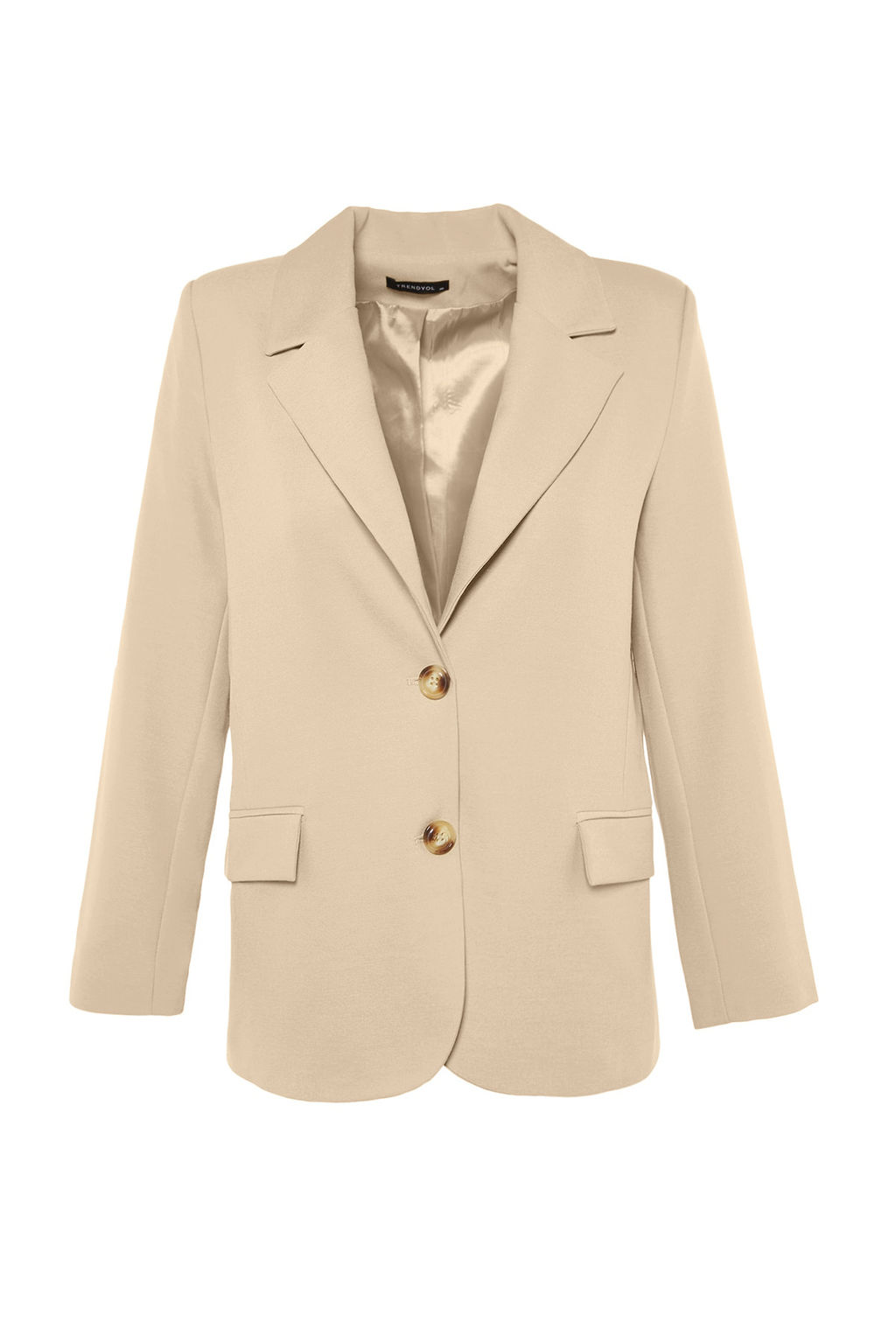 Limited Edition Vizon Regular Astarl? Dokuma Blazer Ceket TWOAW23BC00132