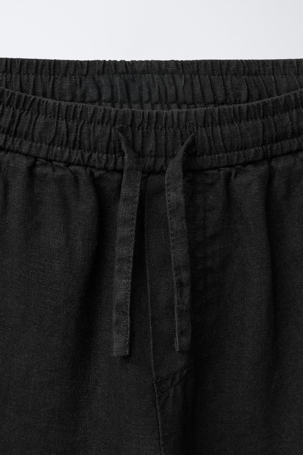 PANTAL?N STRAIGHT 100% LINO / Negro - Zara фото 3