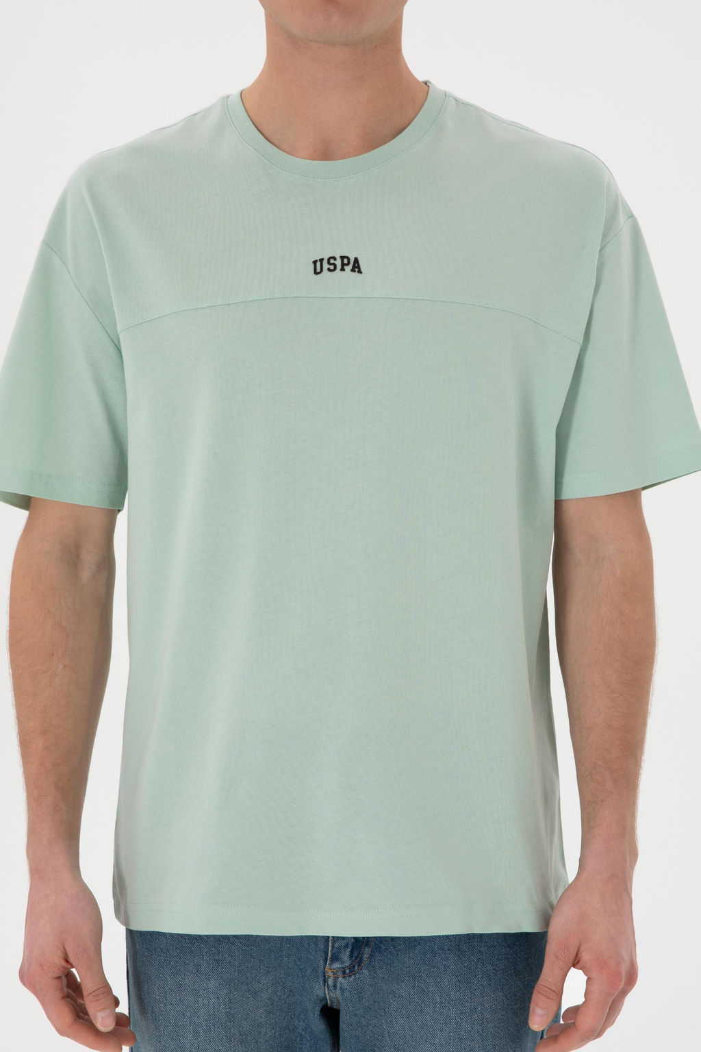 Erkek Comfort Fit Bisiklet Yaka Su Ye_ili Ti__rt Sepette S_rpriz _ndirim - U.s. polo assn фото 7