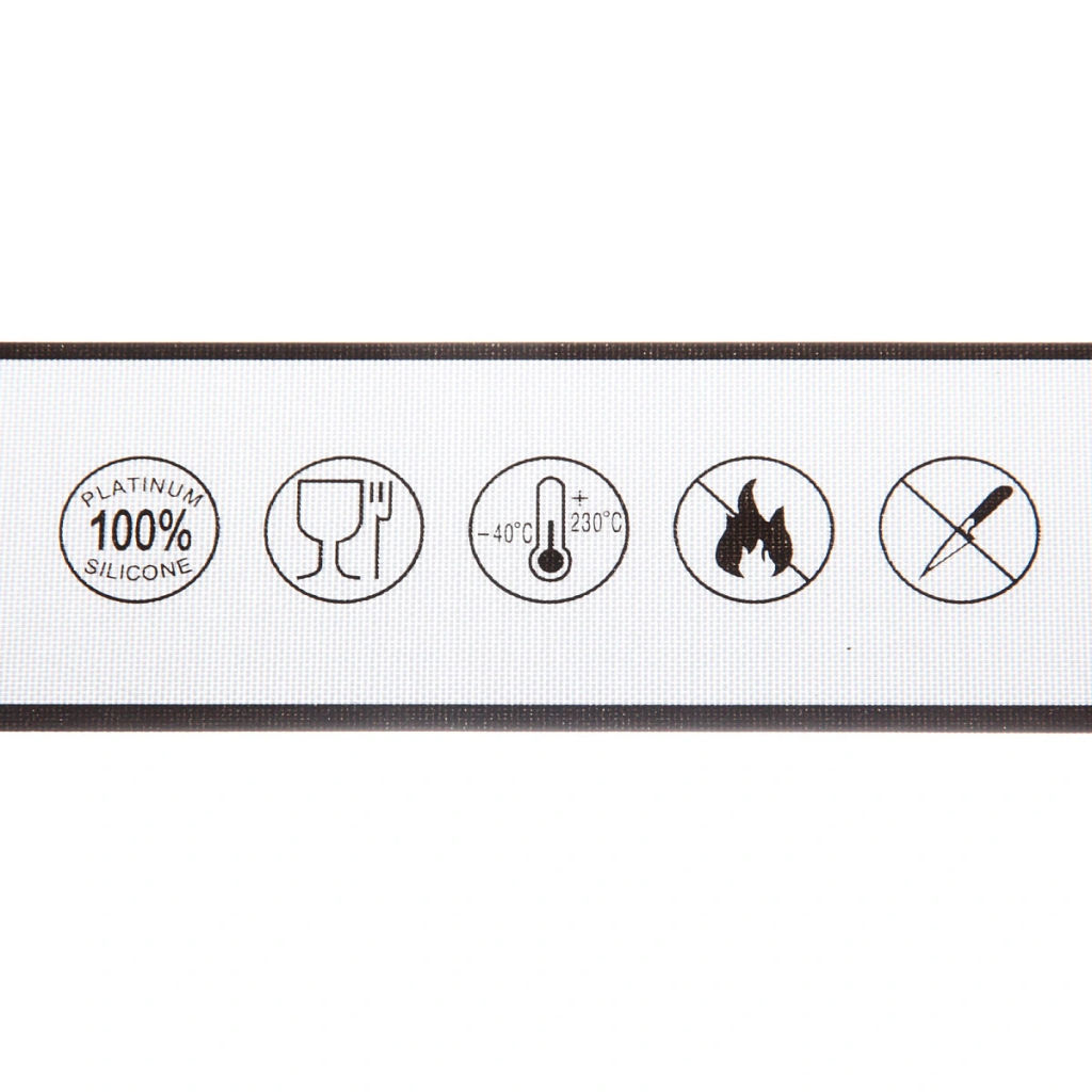 Цена за 2 шт. Коврик силиконовый 21см с ручками, белый