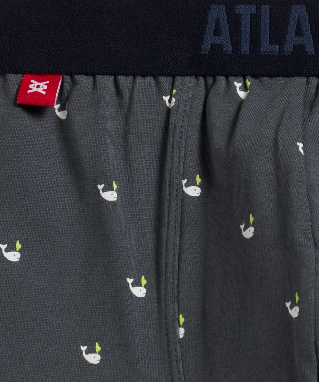 ATLANTIC 3MH-187 Трусы шорты Sea - набор 3 шт. небесно-голубой + темно-синий + графитовый  фото 6