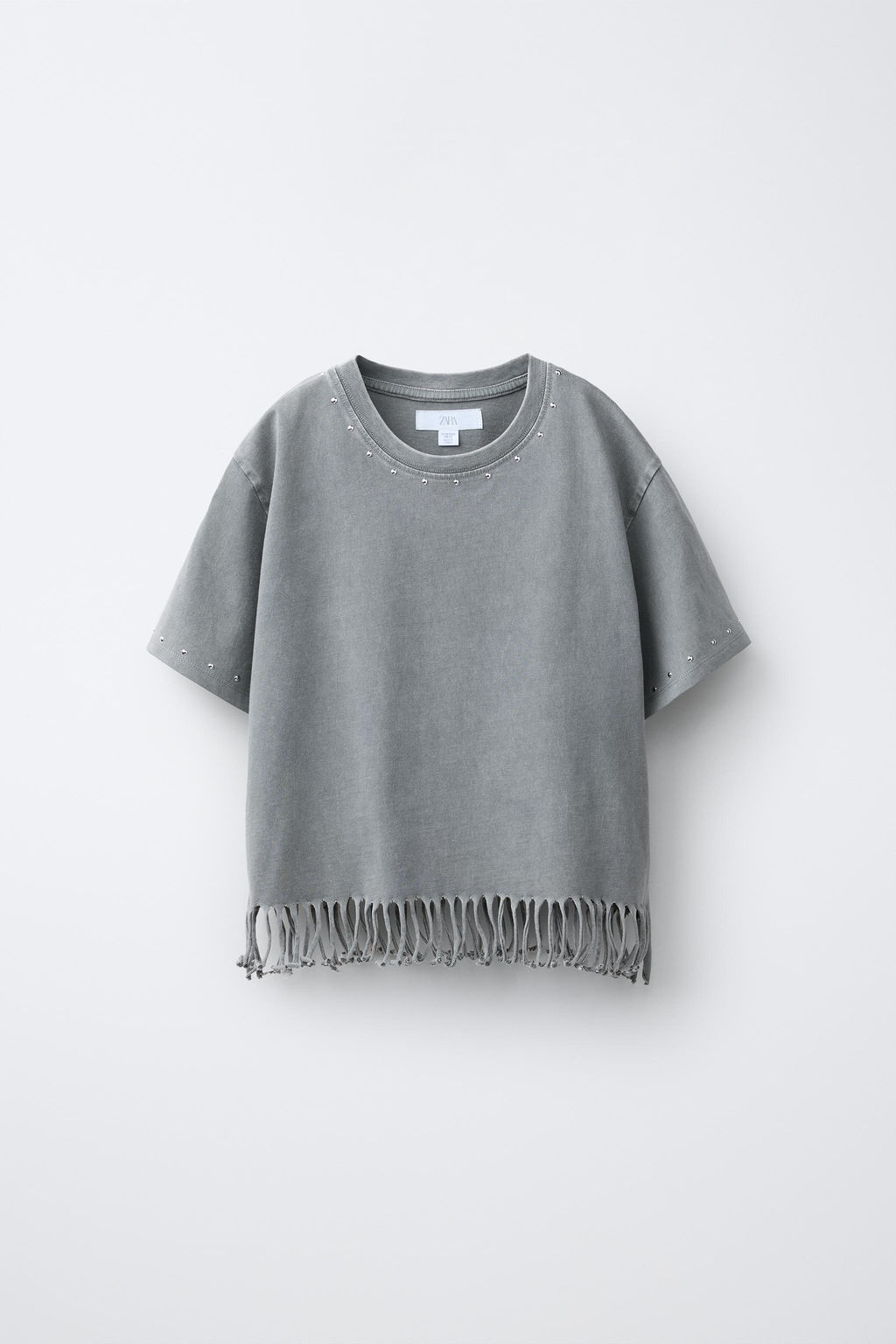 CAMISETA FLECOS Y TACHAS / Gris antracita