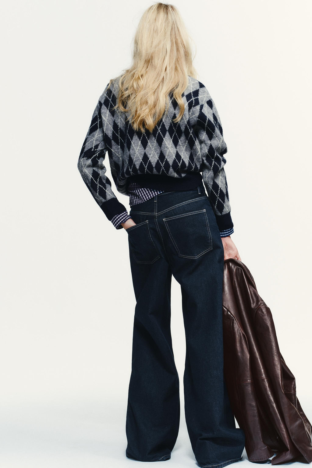TRF EXTRA WIDE-LEG HIGH-WAIST JEANS - Zara фото 5