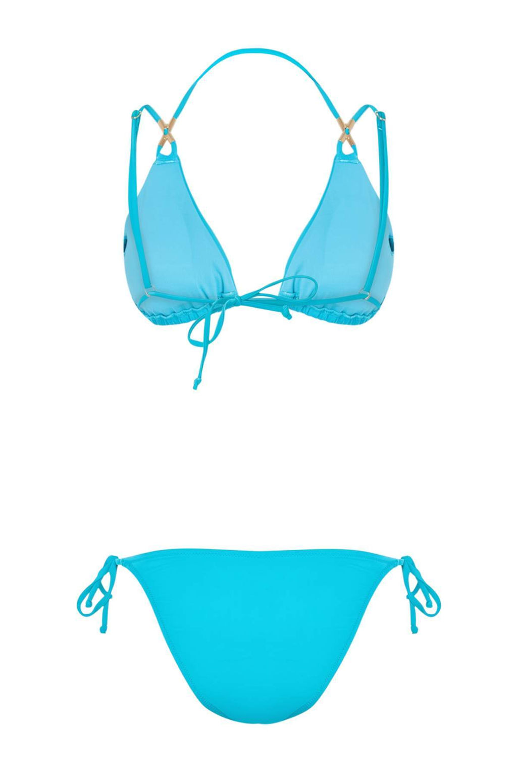 Turkuaz U Yaka Kapl? Tunelli Regular Bikini Tak?m? TBESS26BT00105 - Trendyolmilla фото 5