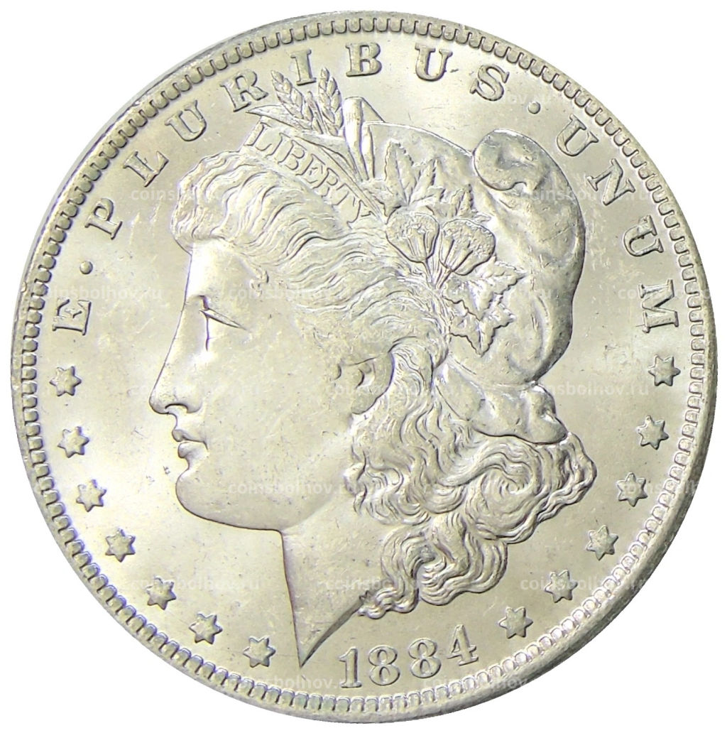 1 доллар 1884 года О США Доллар Моргана