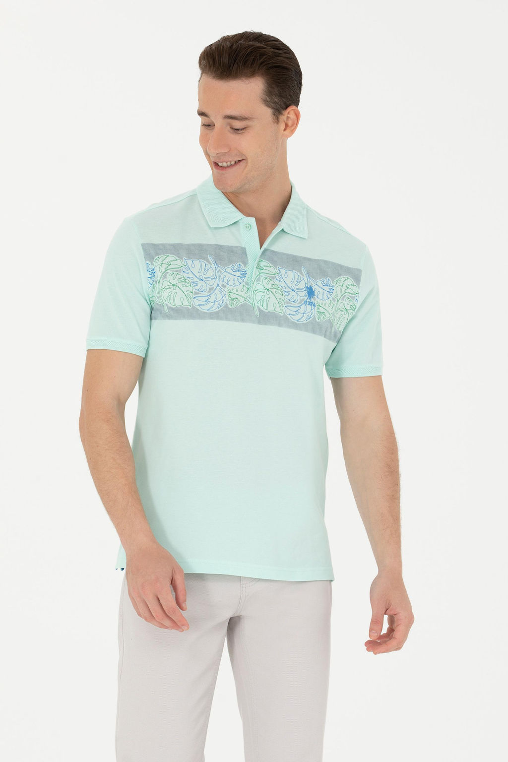 Мужская футболка с воротником-поло Nil Неожиданная скидка в корзине - U.s. polo assn фото 10