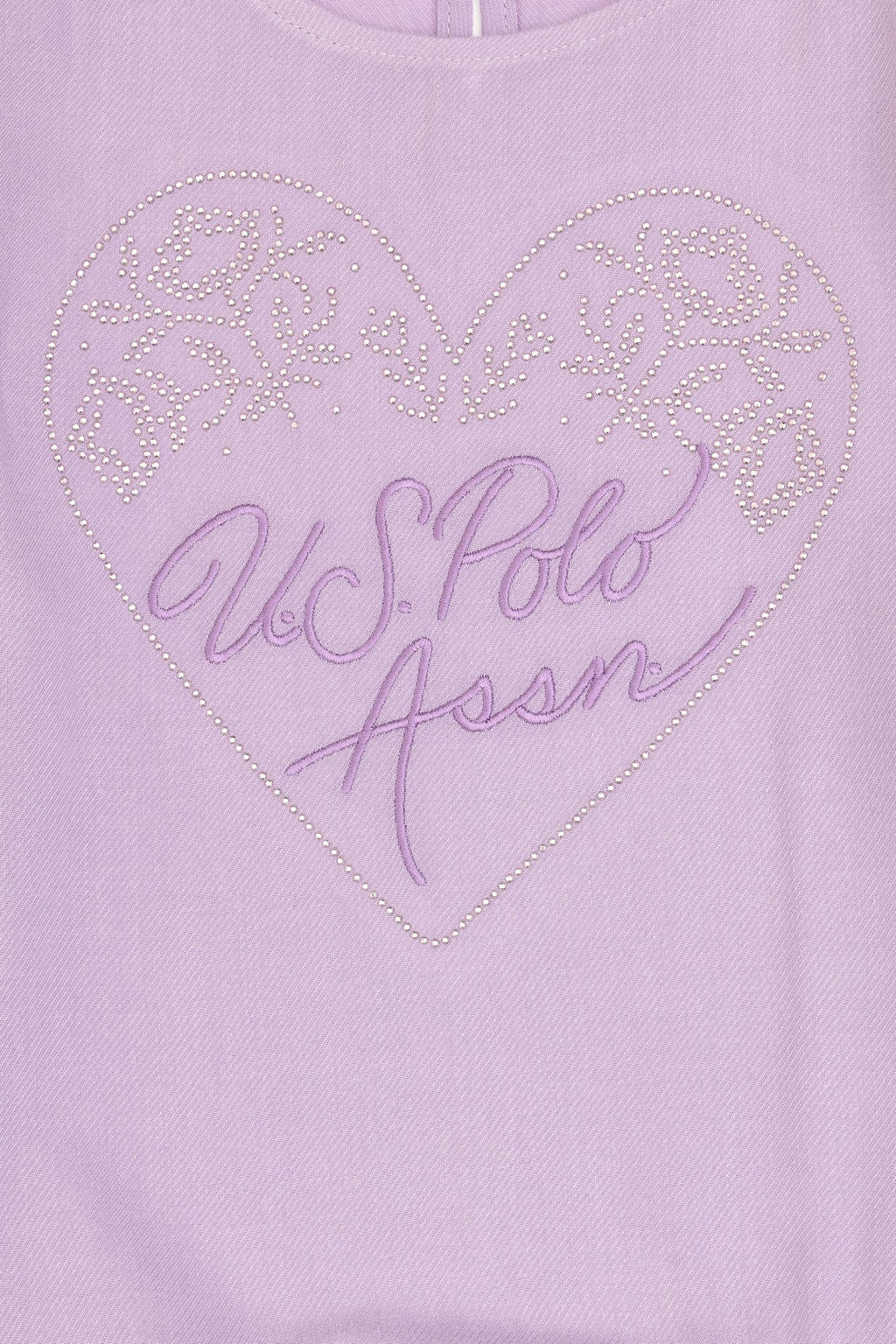 K_z _ocuk Lila Dokuma Elbise - U.s. polo assn фото 4