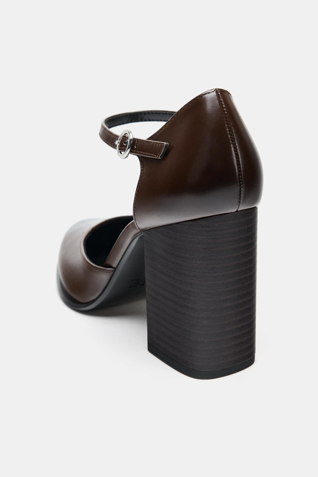 BLOCK HEEL MARY JANE SHOES - Zara фото 5