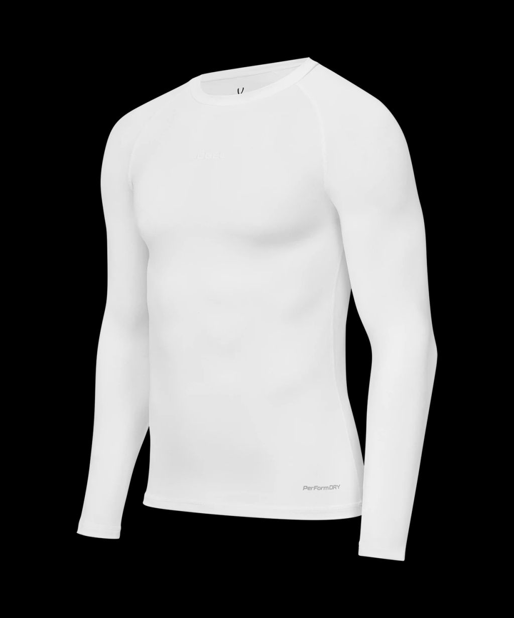 Футболка компрессионная с длинным рукавом JOGEL PerFormDRY Baselayer LS Tee, белый