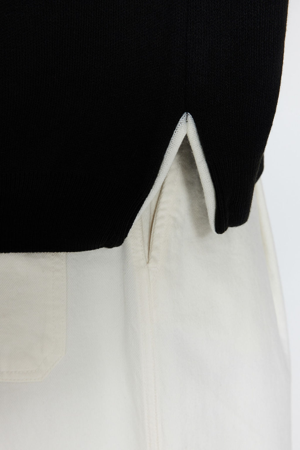 TRENDYOL MAN Siyah Buyuk Beden Oversize Fit Genis Kal?p Biye Detayl? Triko Kazak TMNAW24AN00000 - Trendyolmilla фото 12