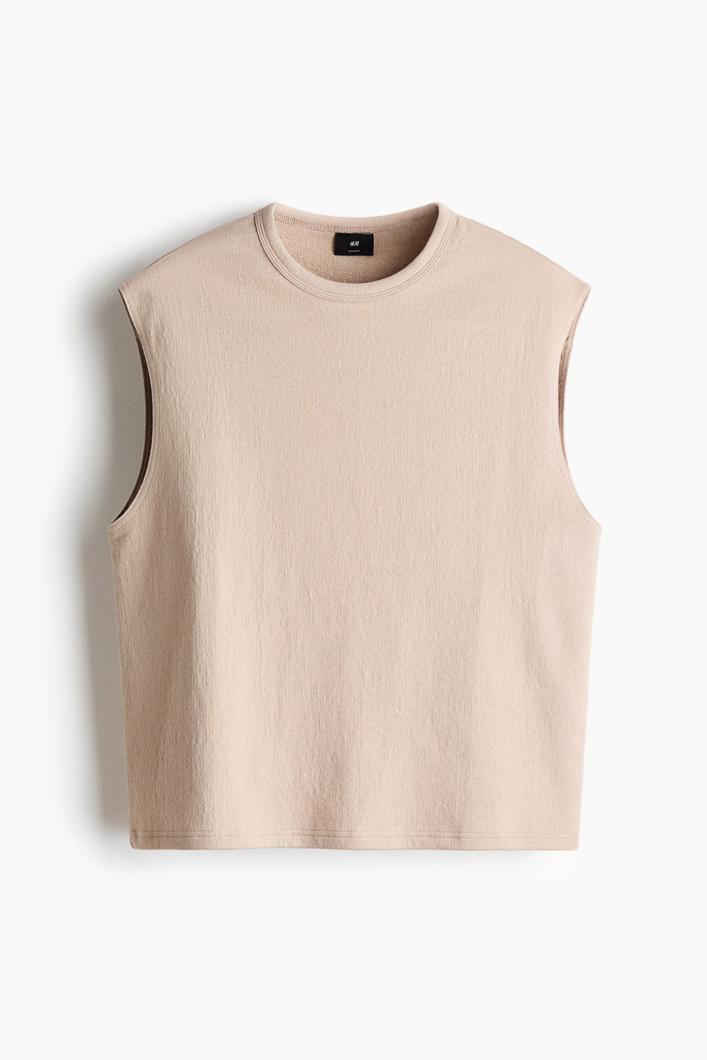 Camiseta sin mangas en punto Relaxed Fit - H&m фото 3