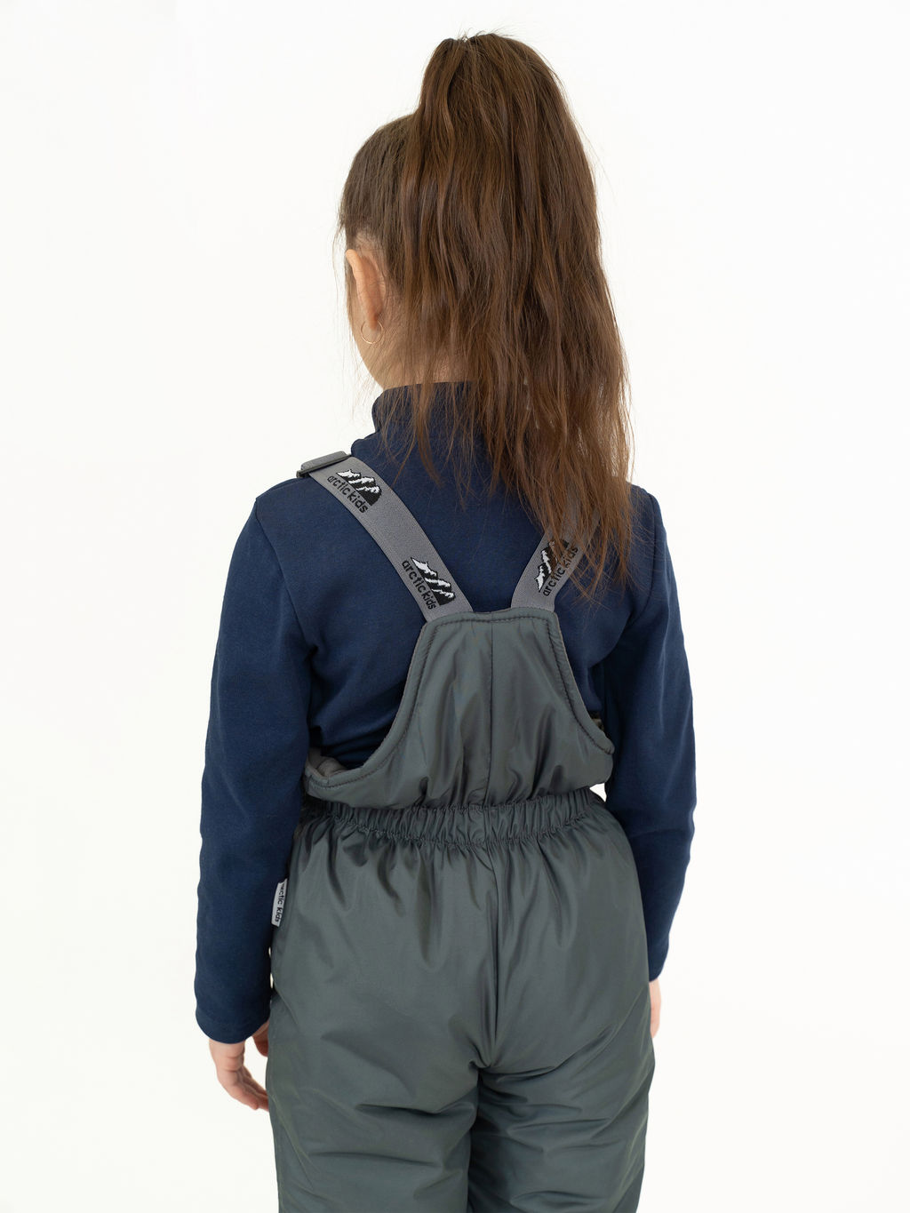 Полукомбинезон детский зимний серый