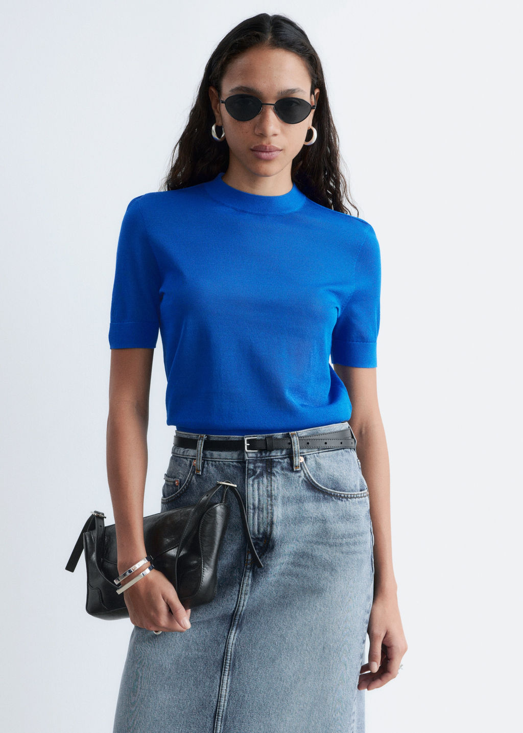 Camiseta de punto fino - H&m фото 4