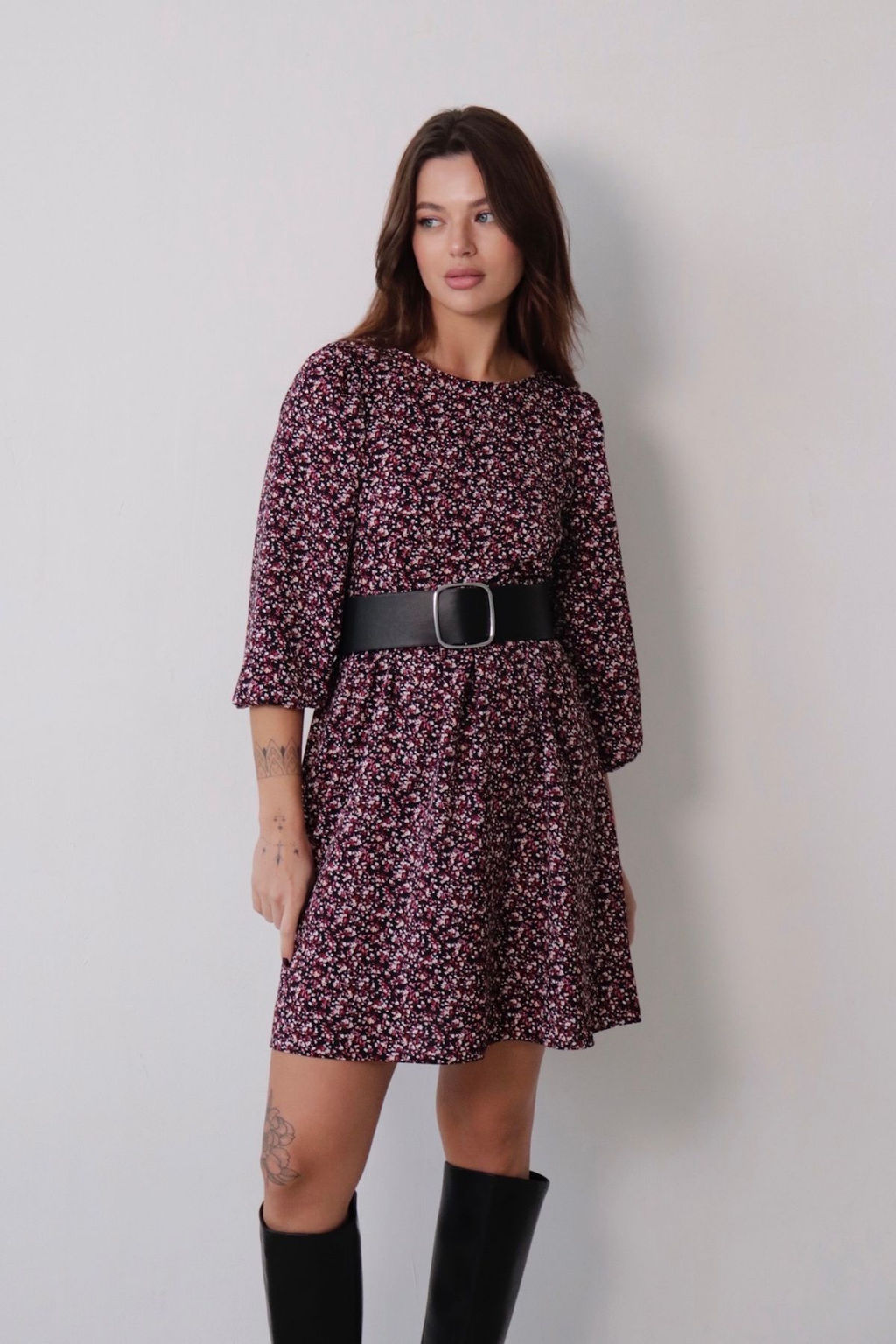 Платье с присборенной юбкой - Martichelli фото 12