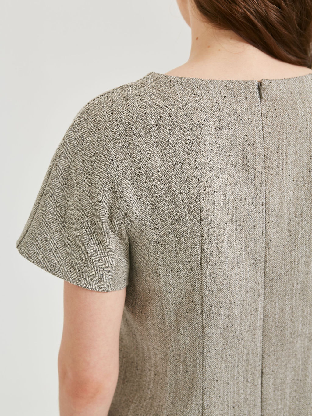 Блузка с цельнокроеным рукавом