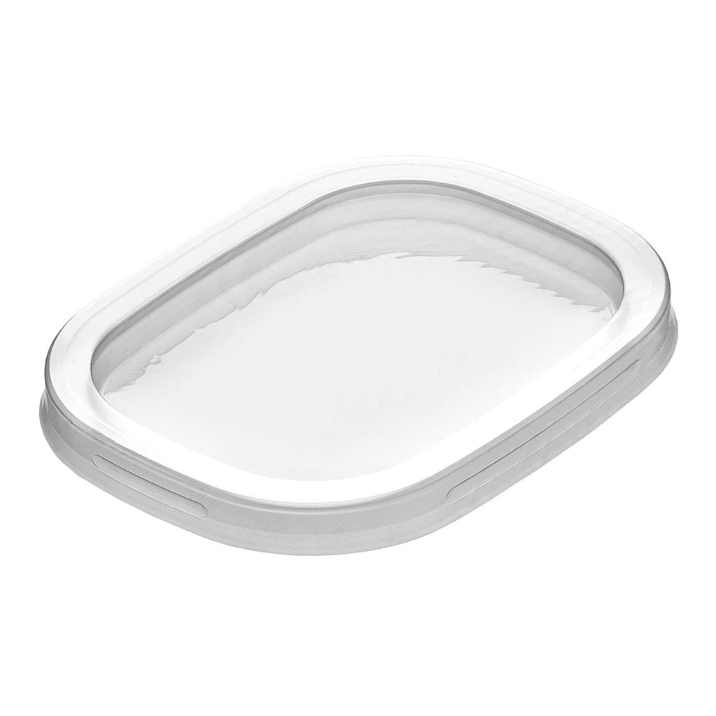 Цена за 50 шт. Контейнер одноразовый из полипропилена 0,5л 10,8х8,2х12,8см, с крышкой, прозрачный (Россия) - Домашняя мода фото 4