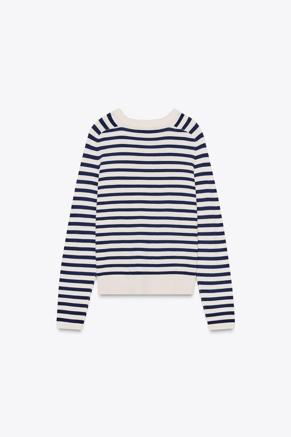 STRIPED KNIT SWEATER - Zara фото 5