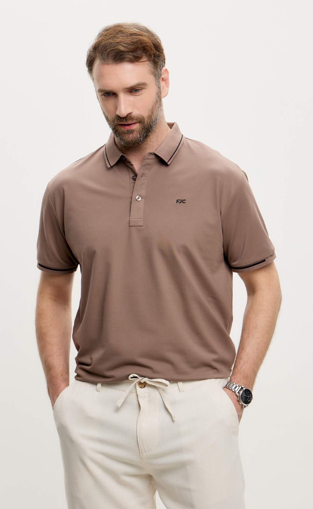 Поло муж. F511-07-062 cacao