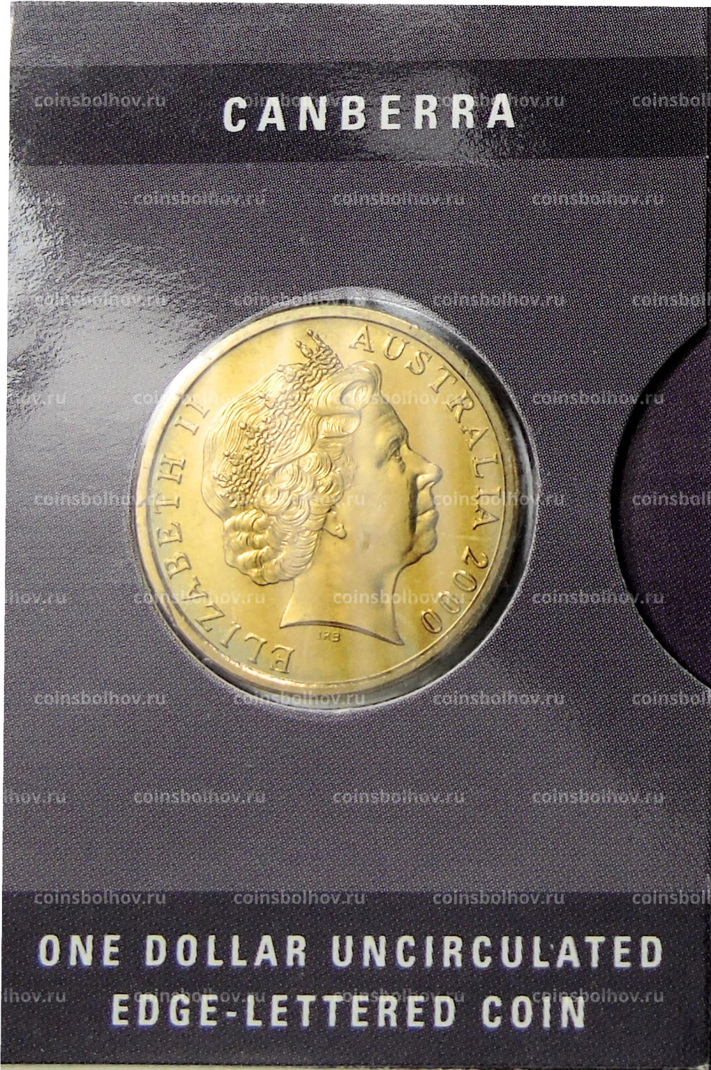 Монета 1 доллар 2000 года S Австралия Олимпиада в Сиднее 2000 год  Выставка Olymphilex (в блистере)