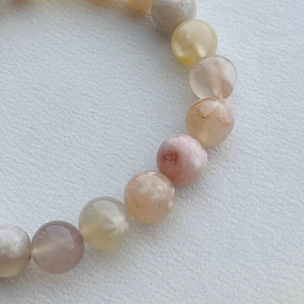 Браслет из Агата "Сакура"