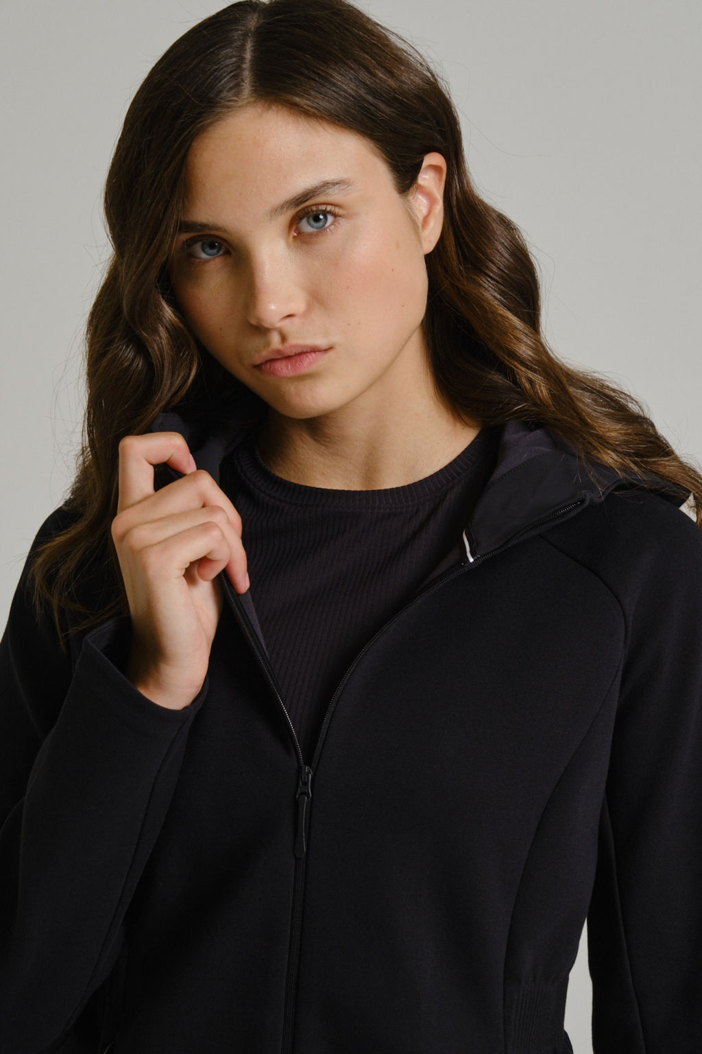 Толстовка на молнии Guanjun Черный