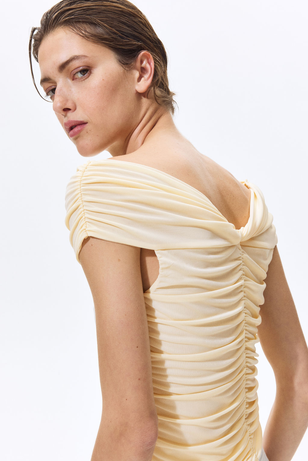 Top off-the-shoulder fruncido - H&m фото 5
