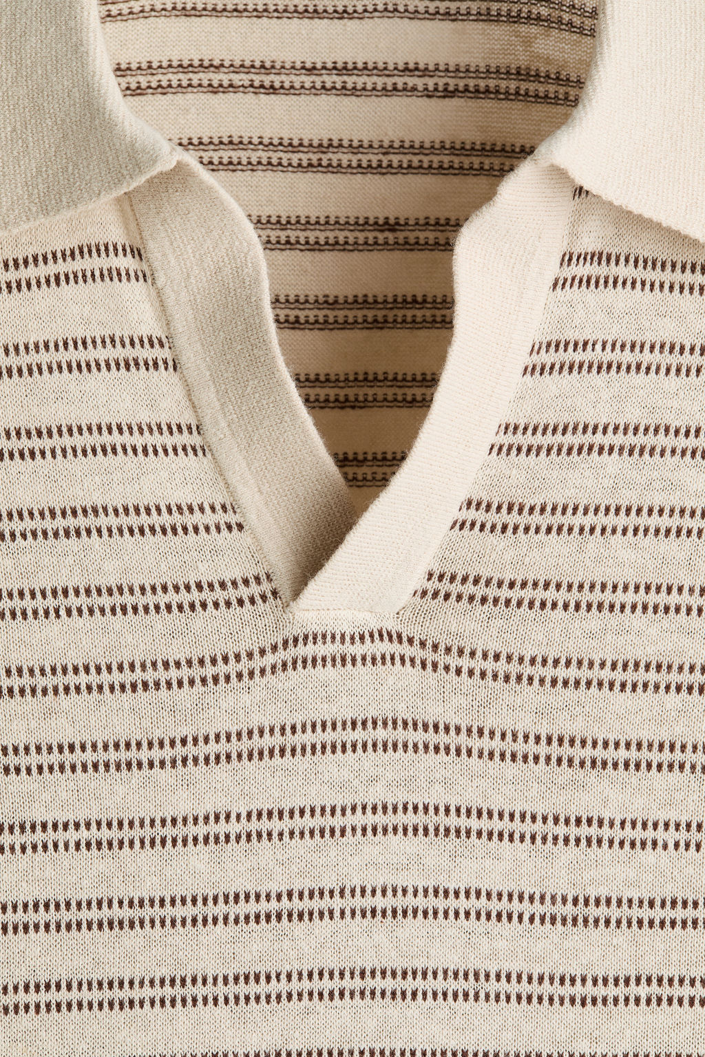 Polo en mezcla de lino Regular Fit - H&m фото 8