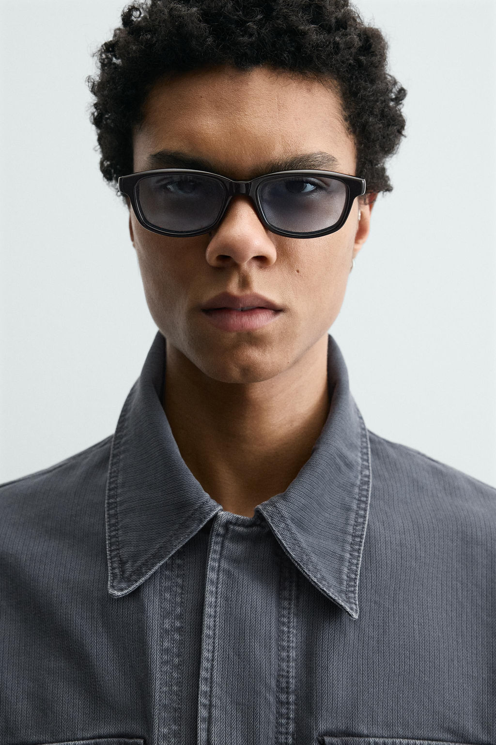 PARKA ESTRUCTURA ALGOD?N LAVADO / ?ndigo claro - Zara фото 7