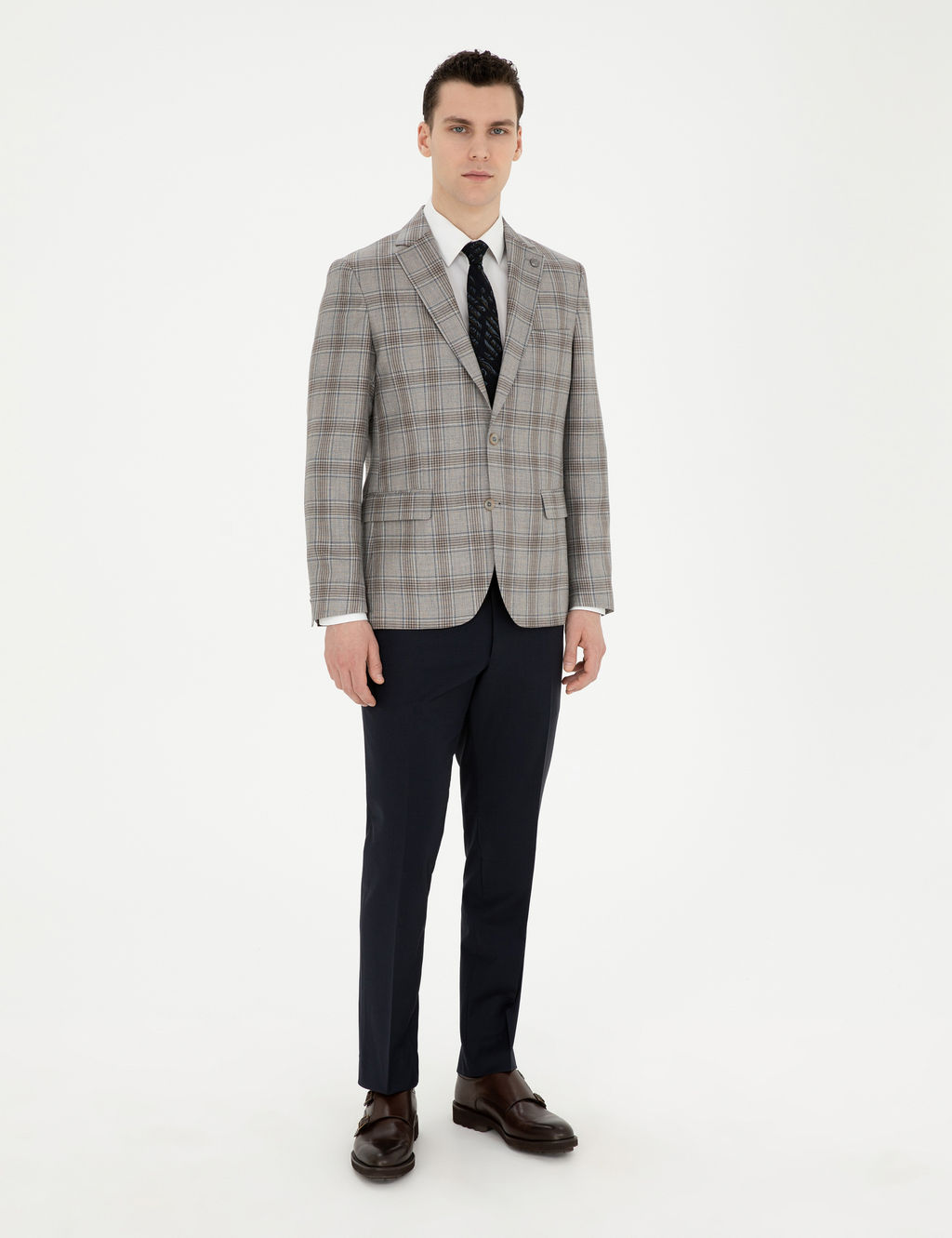 Lacivert Slim Fit Kuma_ Pantolon